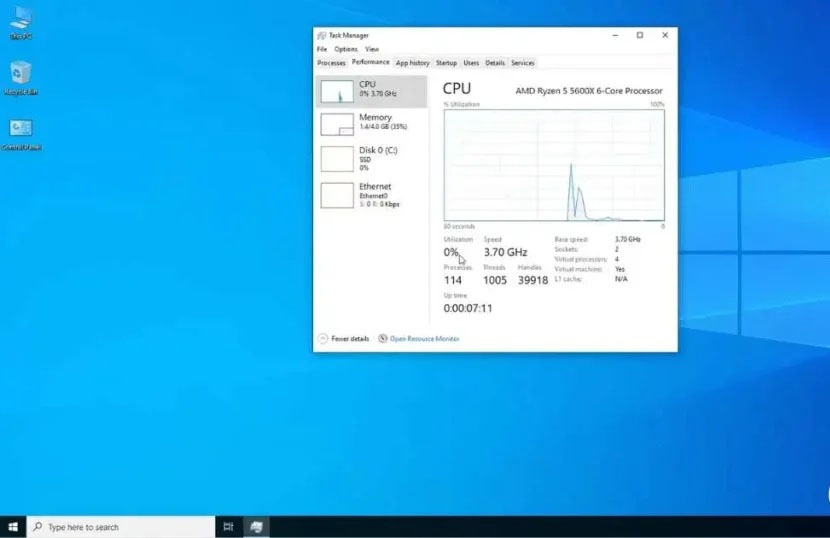 Your computer will now boot into Windows 10 Lite